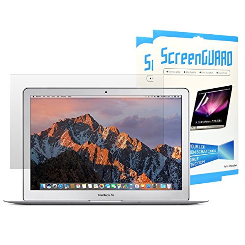HD Ultra-Clear High Definition LCD Screen Guard Compatible with Apple MacBook Air 11 Model: A1370 and A1465 Glossy Clear TOP CASE